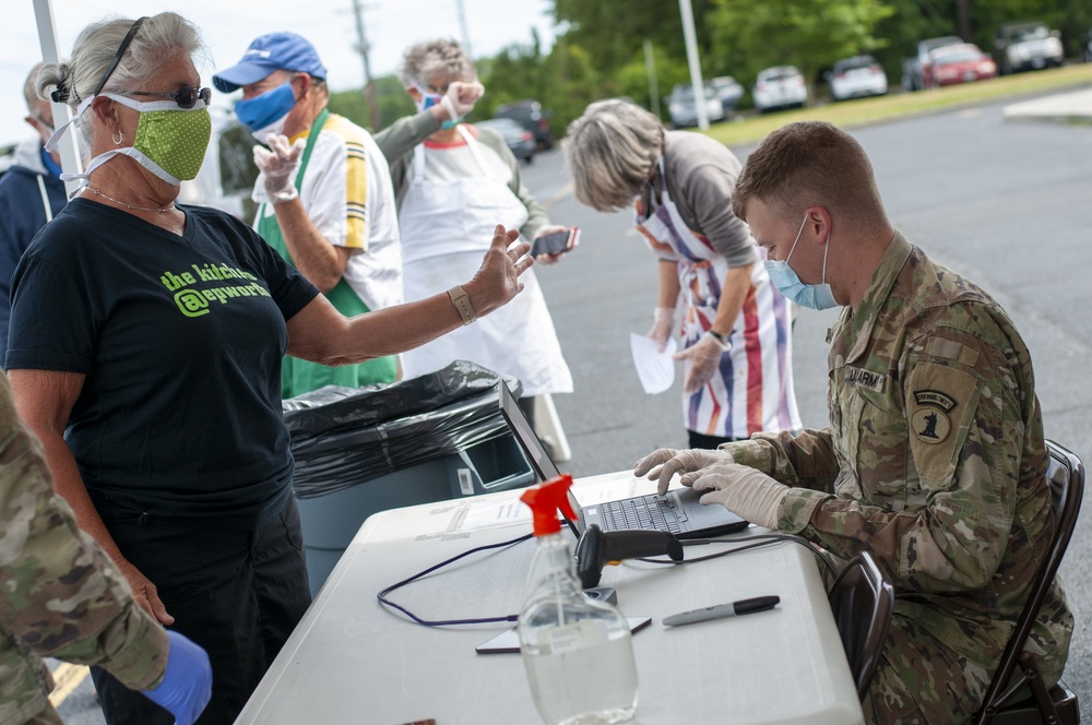 Delaware National Guard tests for COVID-19 at Rehoboth Beach