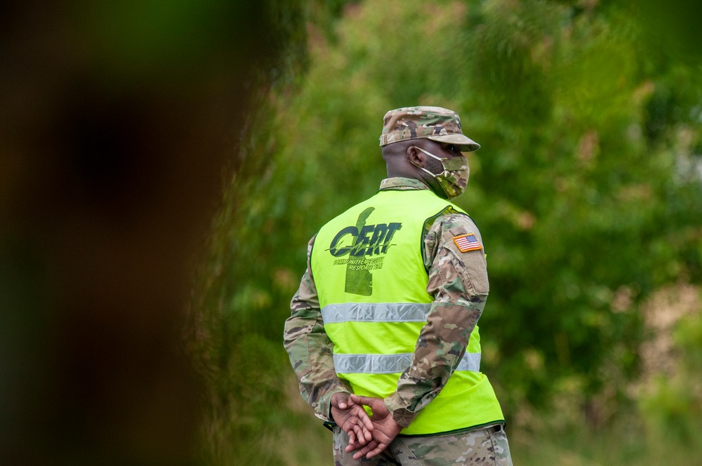 Delaware National Guard tests for COVID-19 at Rehoboth Beach
