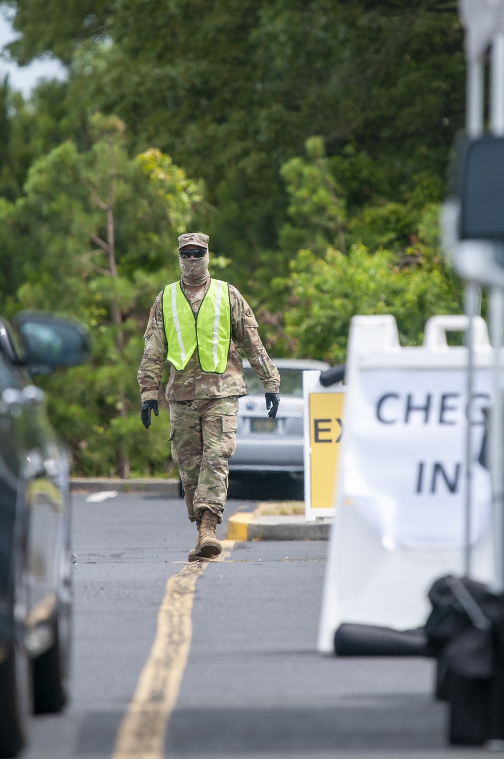 Delaware National Guard tests for COVID-19 at Rehoboth Beach