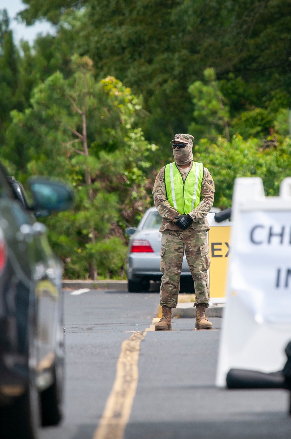 Delaware National Guard tests for COVID-19 at Rehoboth Beach