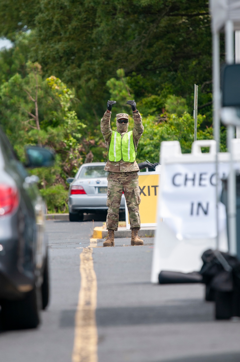 Delaware National Guard tests for COVID-19 at Rehoboth Beach