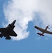 F-35 Demo Team practices Heritage Flights with a P-51 Mustang