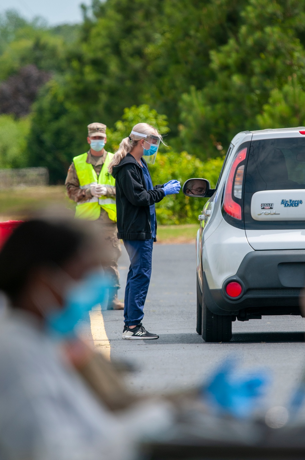 Delaware National Guard tests for COVID-19 at Rehoboth Beach