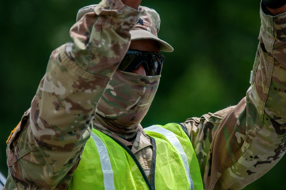 Delaware National Guard tests for COVID-19 at Rehoboth Beach