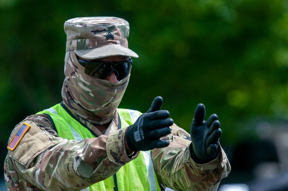 Delaware National Guard tests for COVID-19 at Rehoboth Beach