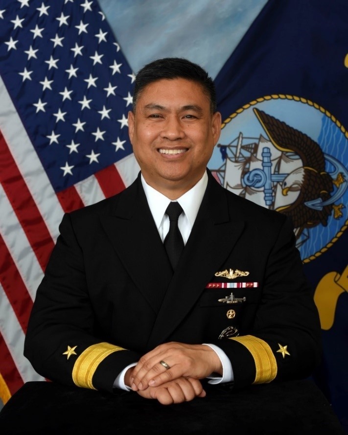 Rear Adm. Leonard Dollaga official photo