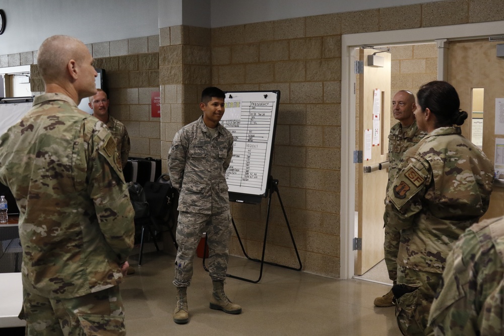 Iowa National Guard leadership visit Task Force West and 185th Air Refueling Wing