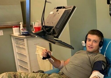 2LT first to donate convalescent plasma at Benning
