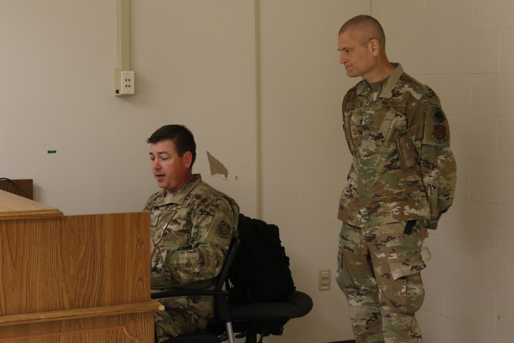 Iowa National Guard leadership visit Task Force West and 185th Air Refueling Wing