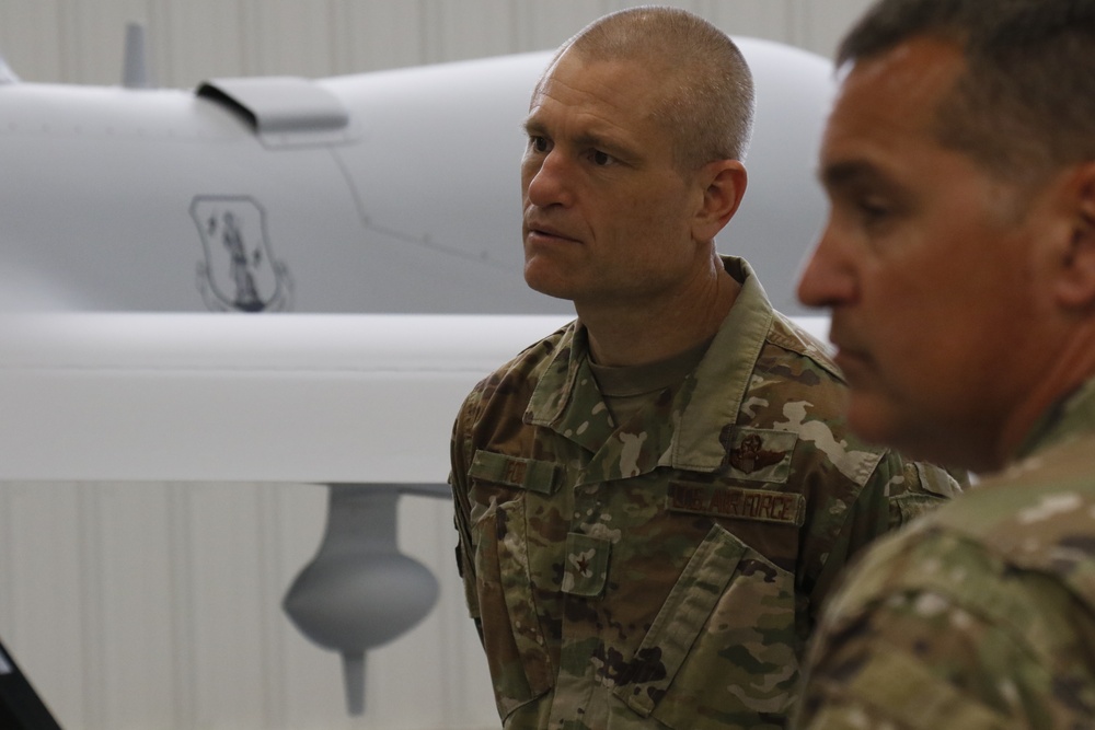 Iowa National Guard leadership visit Task Force West and 185th Air Refueling Wing