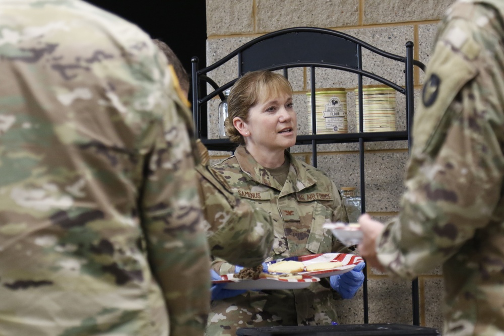 Iowa National Guard leadership visit Task Force West and 185th Air Refueling Wing