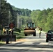 Road paving work at Fort McCoy