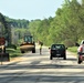 Road paving work at Fort McCoy