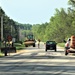 Road paving work at Fort McCoy