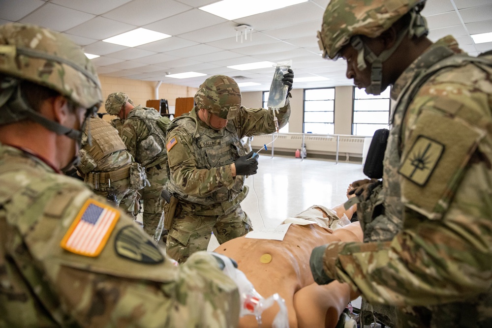 NYARNG 466th Area Support Medical Company pre-mobilization at Camp Smith, NY
