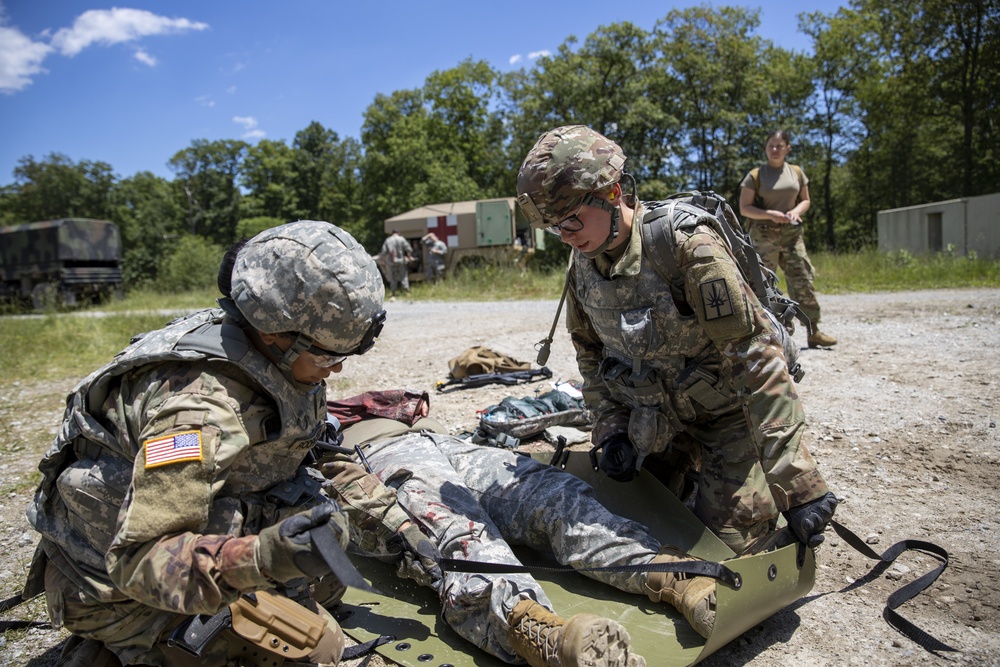 NYARNG 466th Area Support Medical Company pre-mobilization at Camp Smith, NY