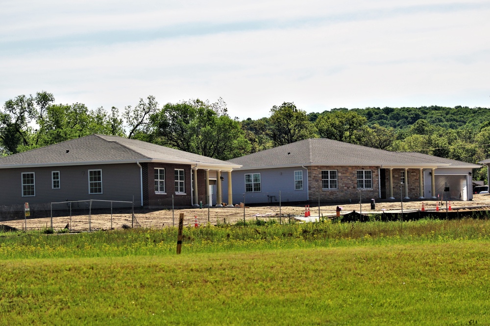 Housing construction at Fort McCoy