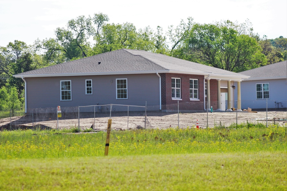 Housing construction at Fort McCoy