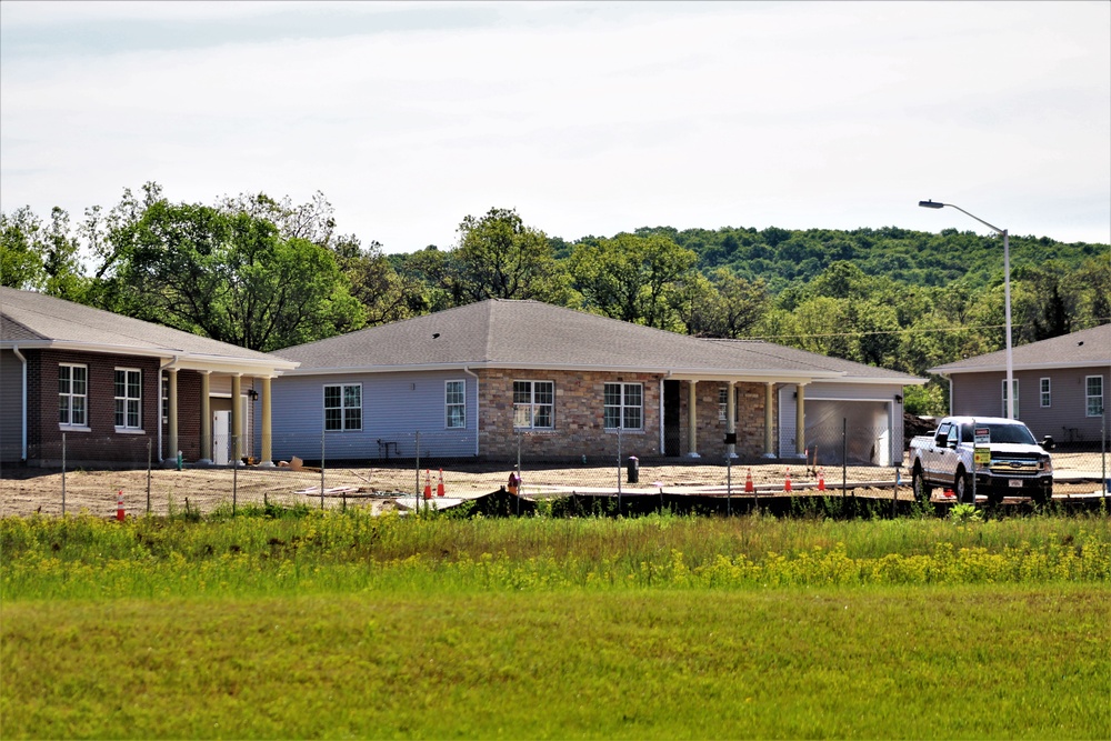 Housing construction at Fort McCoy