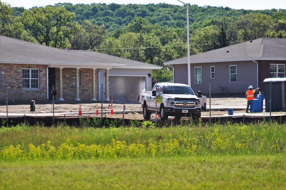Housing construction at Fort McCoy