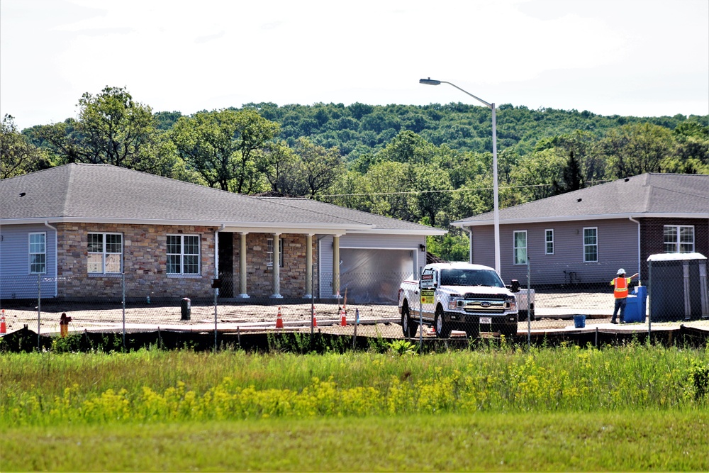 Housing construction at Fort McCoy