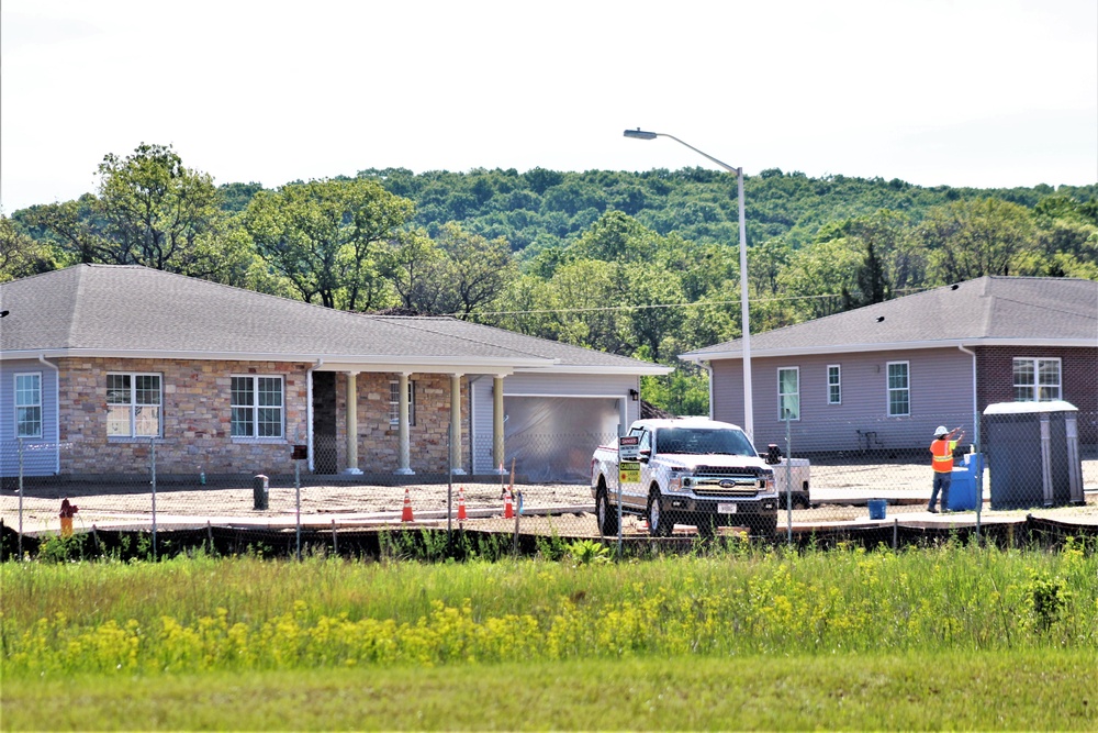 Housing construction at Fort McCoy