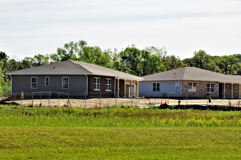 Housing construction at Fort McCoy