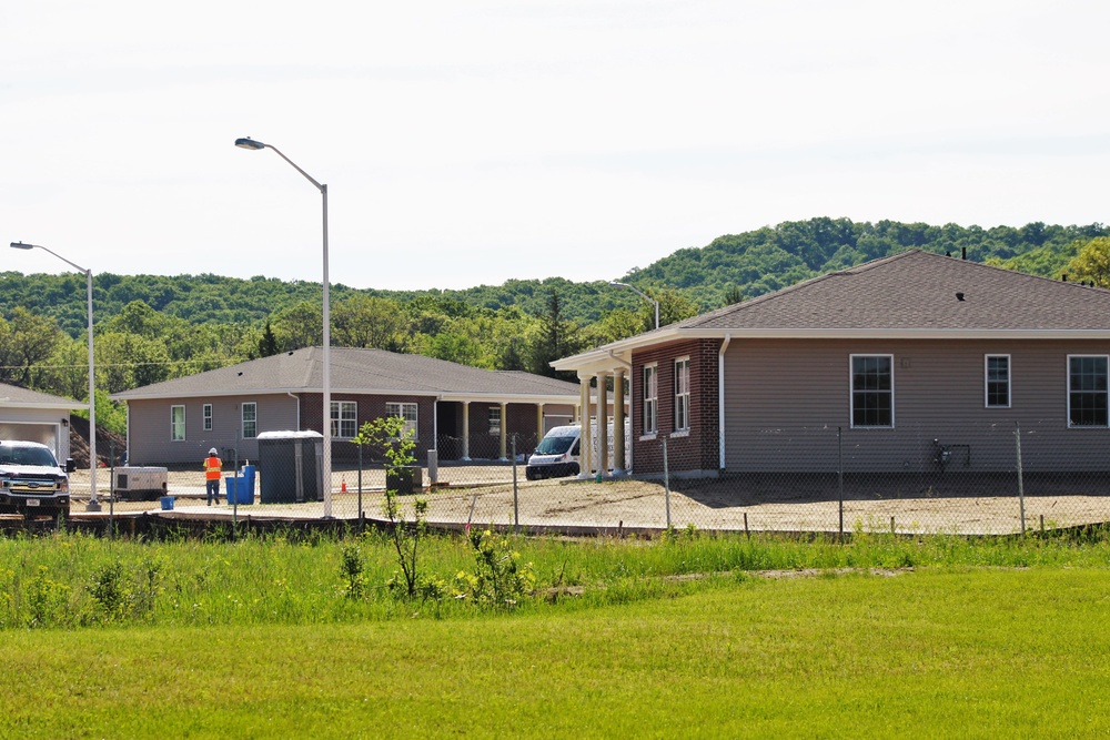 Housing construction at Fort McCoy