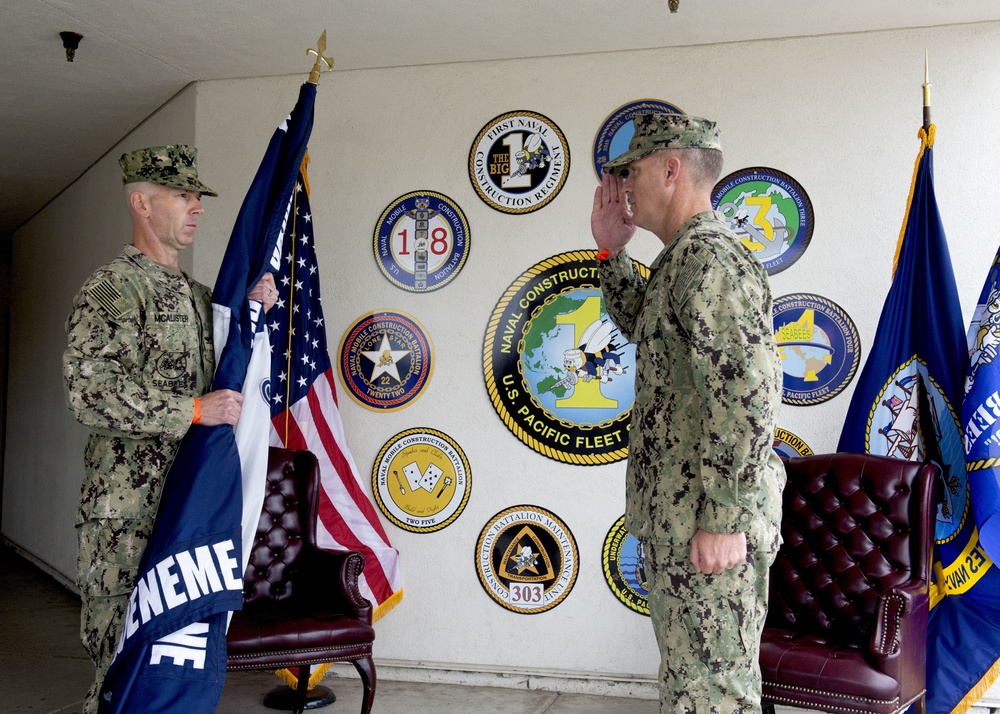 Naval Construction Group ONE conducts Change of Command via Social Media