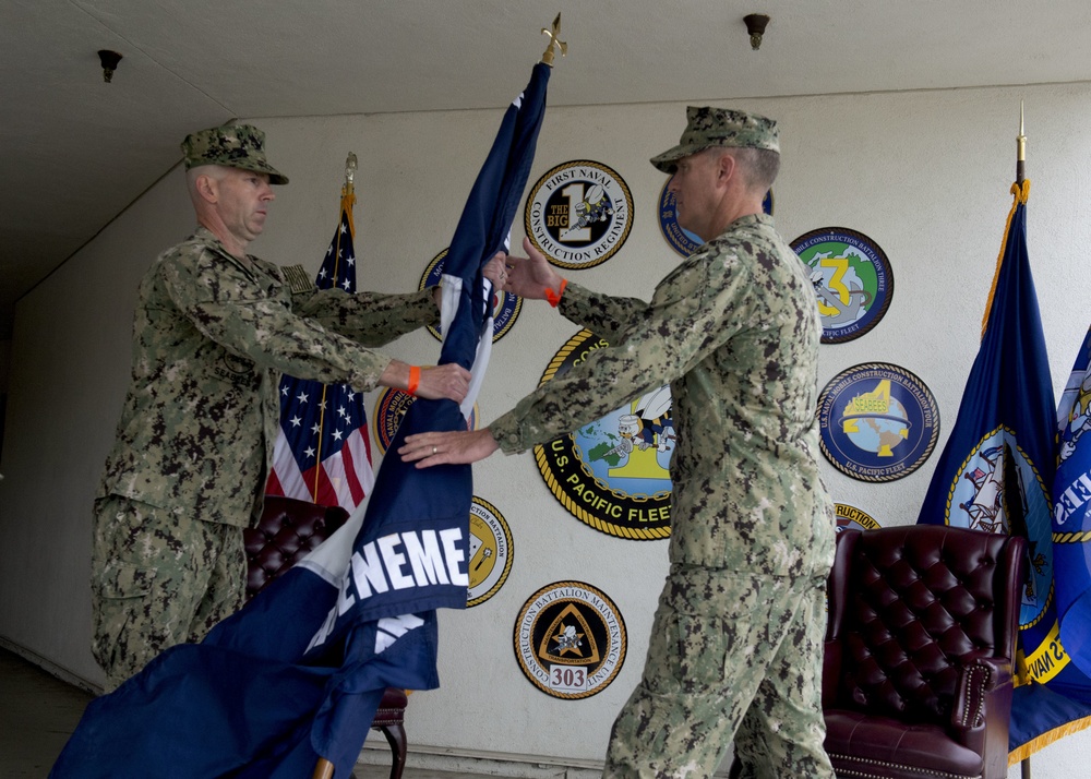Naval Construction Group ONE conducts Change of Command via Social Media