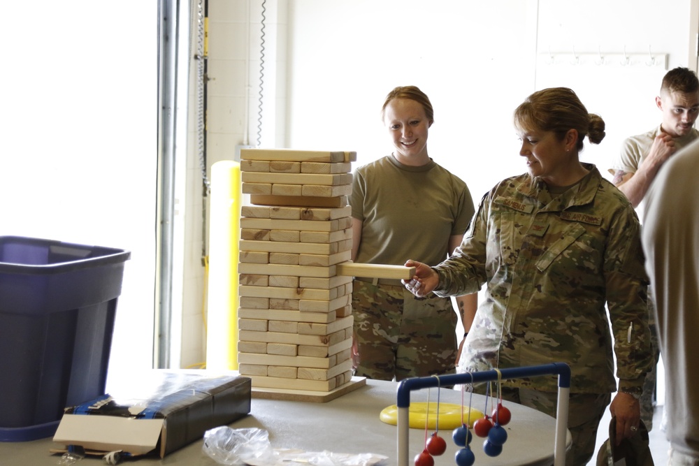 Iowa National Guard Chaplain visits Task Force West