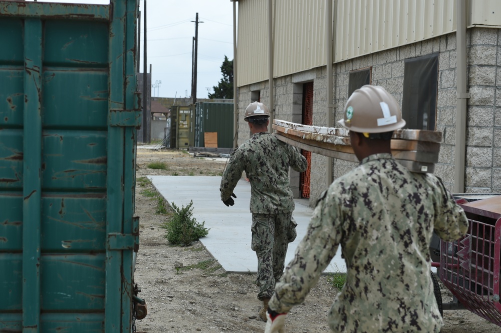 Seabees Conduct Construction Training Exercise