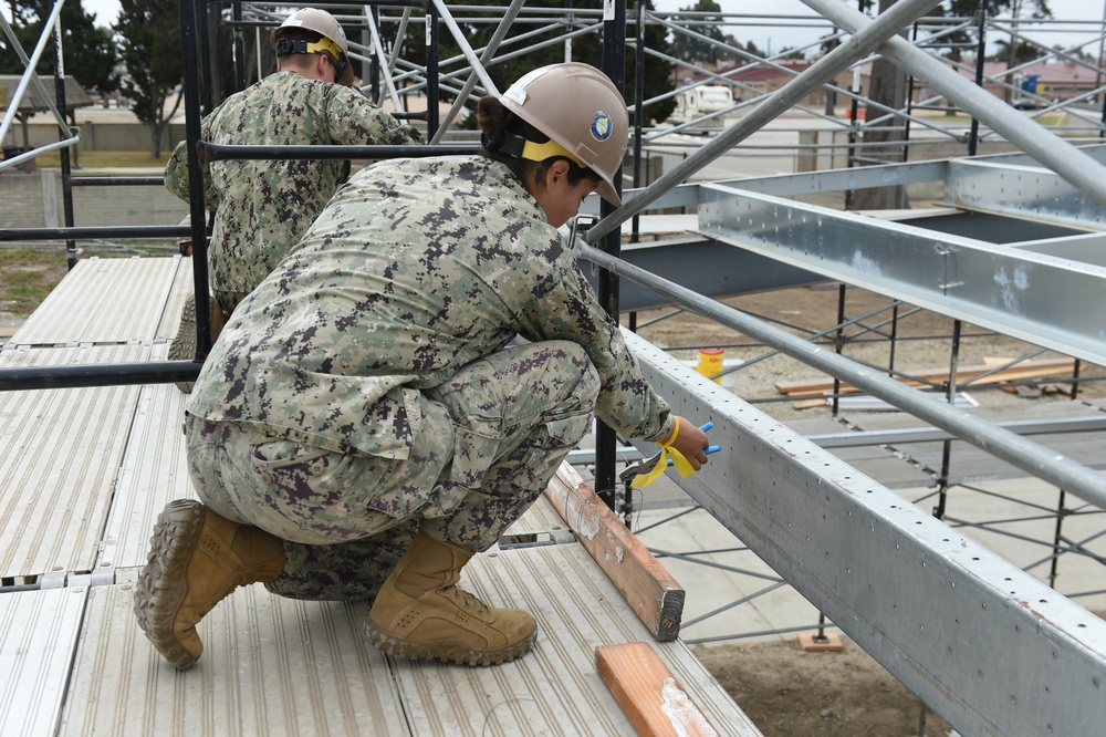 Seabees Conduct Construction Training Exercise