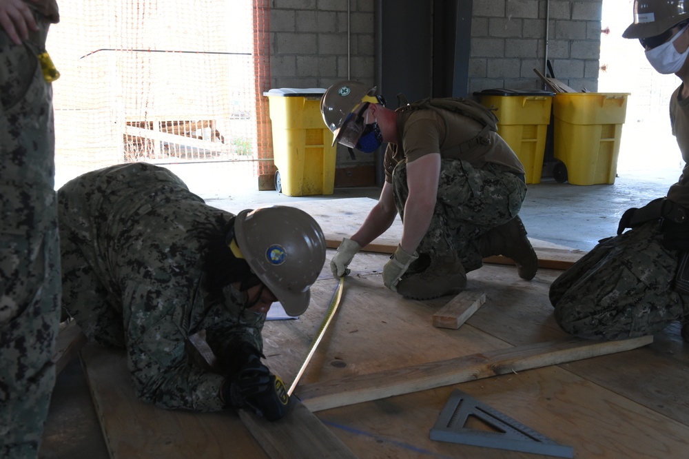 Seabees Conduct Construction Training Exercise