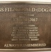 Plaque with the names of the fallen Sailors of the 2017 collision