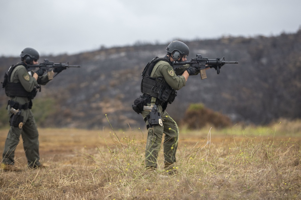 SRT Marines qualify on multiple weapons