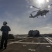 USS Mustin Conducts Vertical Replenisment
