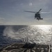 USS Mustin Conducts Vertical Replenisment
