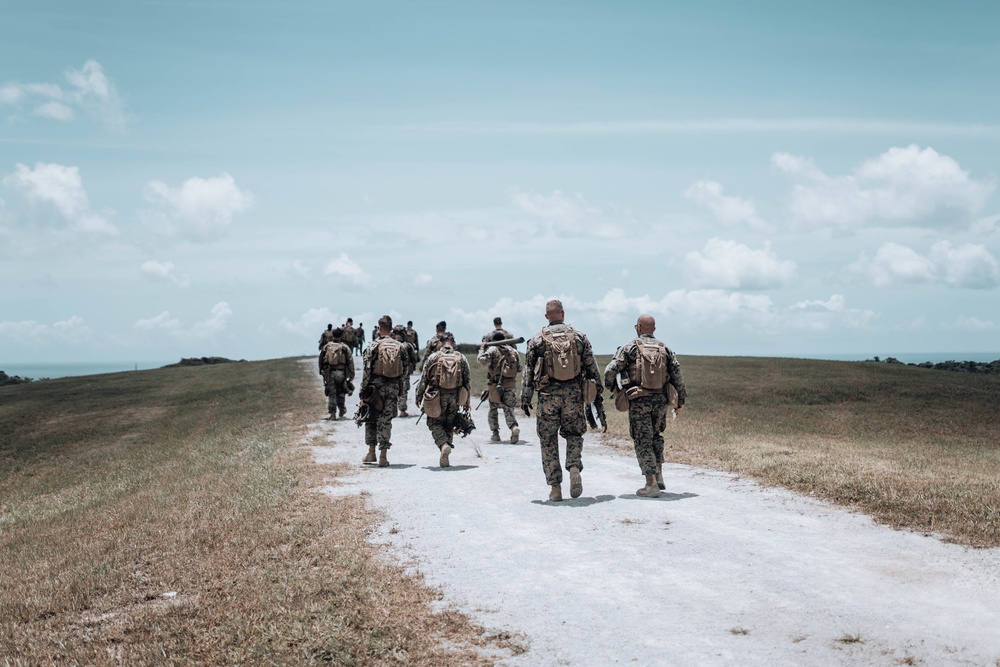 1st Battalion, 6th Marine Regiment conducts live-fire maneuver drills in Okinawa