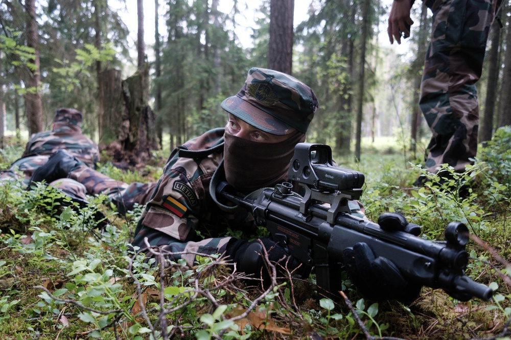 U.S. Special Forces train Lithuanian border guards