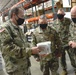 Bret D. Daugherty, Adjutant General, Washington State visits COVID-19 test kit assembly site