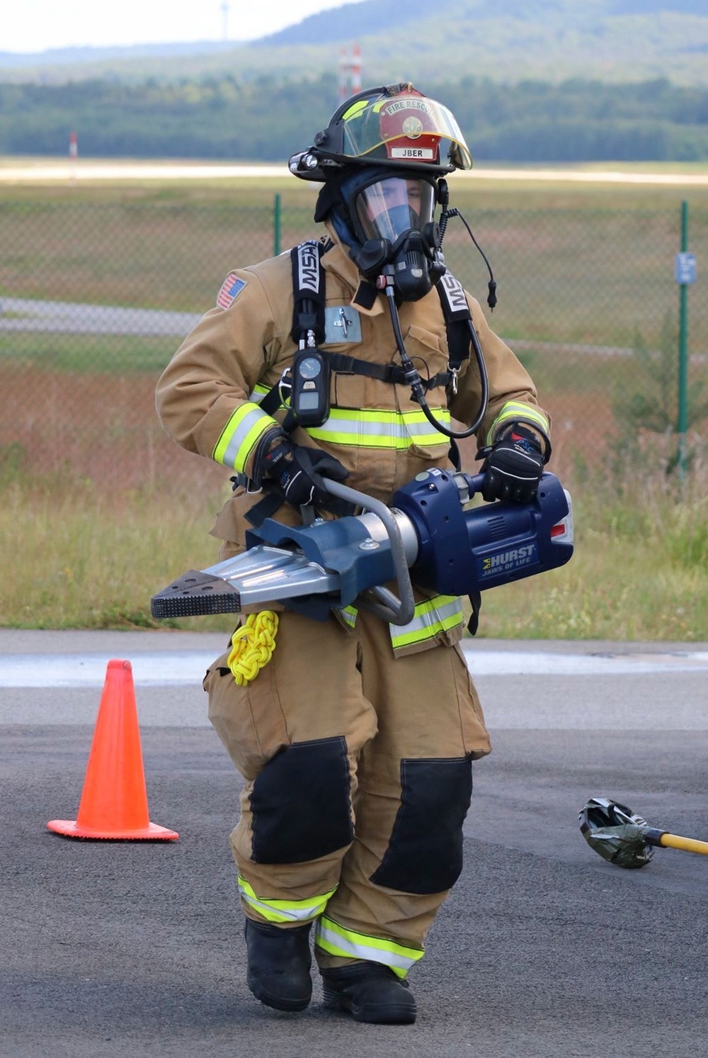SSgt Verity: commanding fire rescue