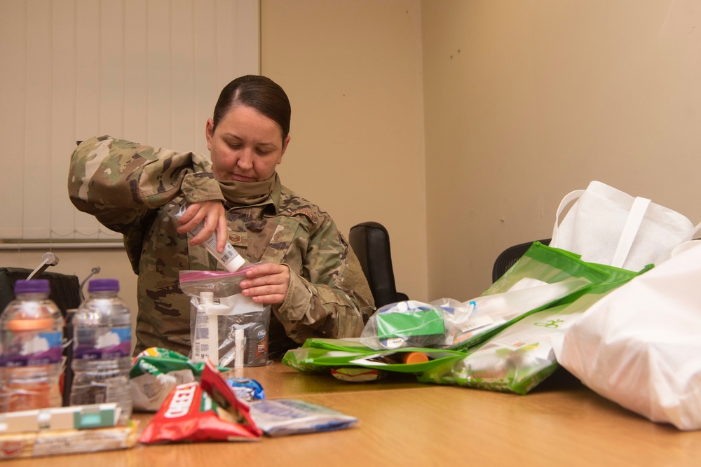 Team Mildenhall donates care packages to local NHS healthcare workers
