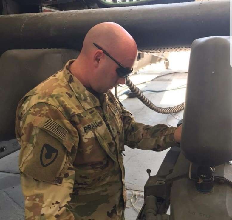 AH-64E Apache Hellfire Missile Rack Inspection