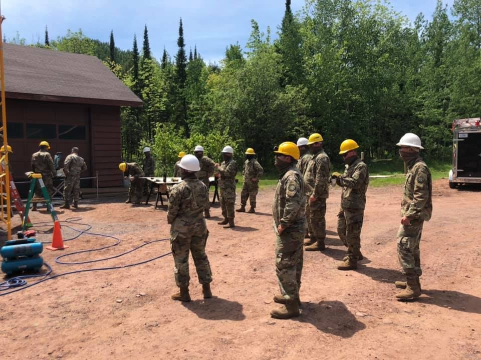 Michigan National Guard and Department of Natural Resources jointly host Distinguished Visitors Day to showcase infrastructure improvements at Porcupine Mountains Wilderness State Park in Ontonagon County