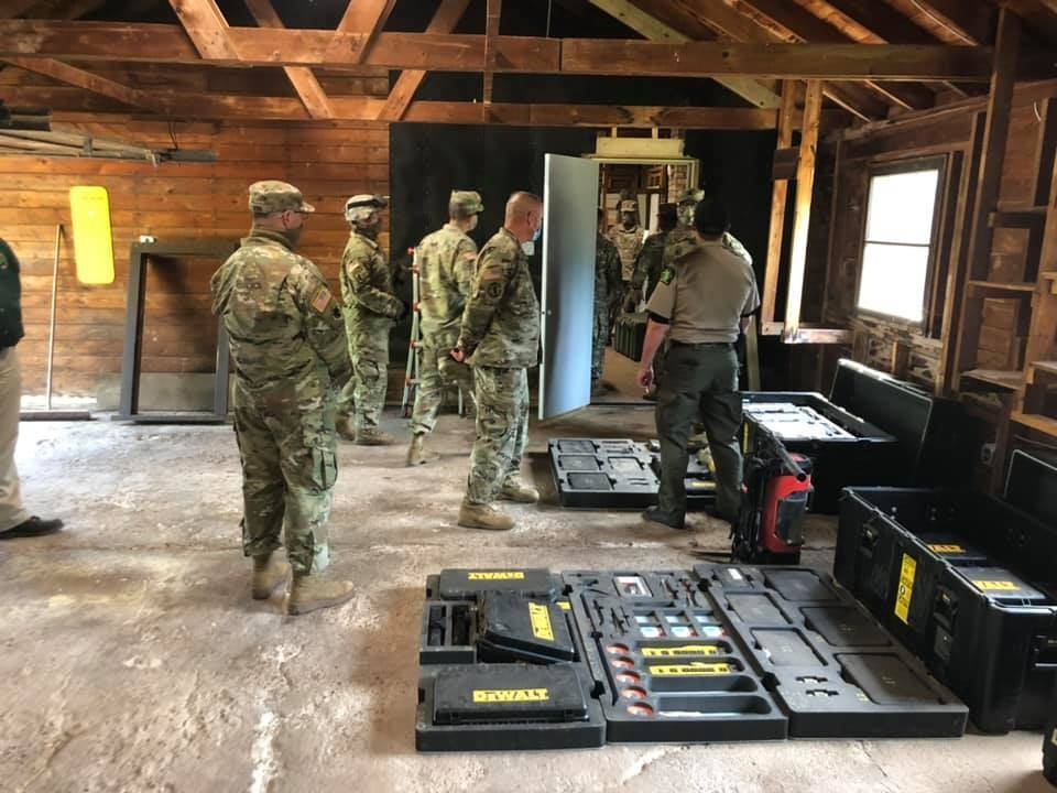 Michigan National Guard and Department of Natural Resources jointly host Distinguished Visitors Day to showcase infrastructure improvements at Porcupine Mountains Wilderness State Park in Ontonagon County