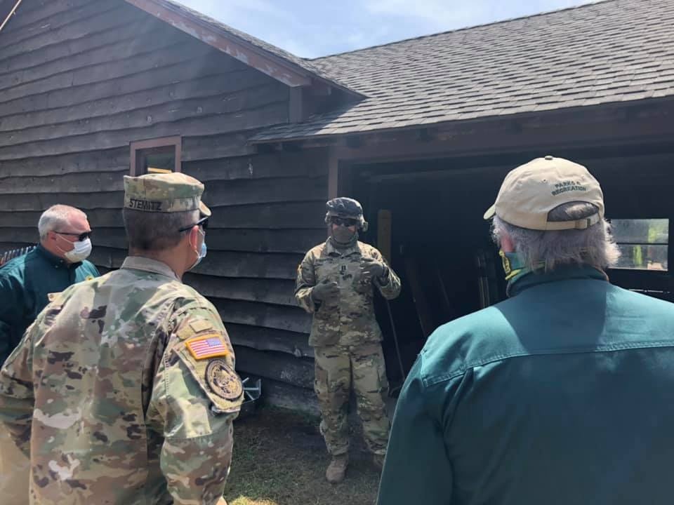 Michigan National Guard and Department of Natural Resources jointly host Distinguished Visitors Day to showcase infrastructure improvements at Porcupine Mountains Wilderness State Park in Ontonagon County