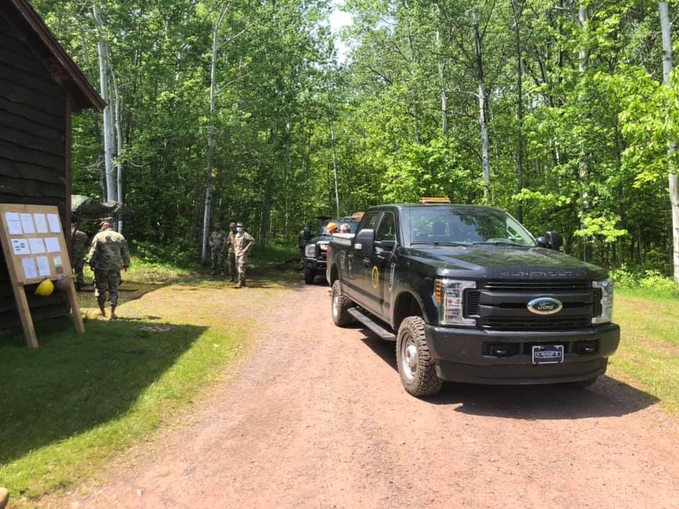 Michigan National Guard and Department of Natural Resources jointly host Distinguished Visitors Day to showcase infrastructure improvements at Porcupine Mountains Wilderness State Park in Ontonagon County