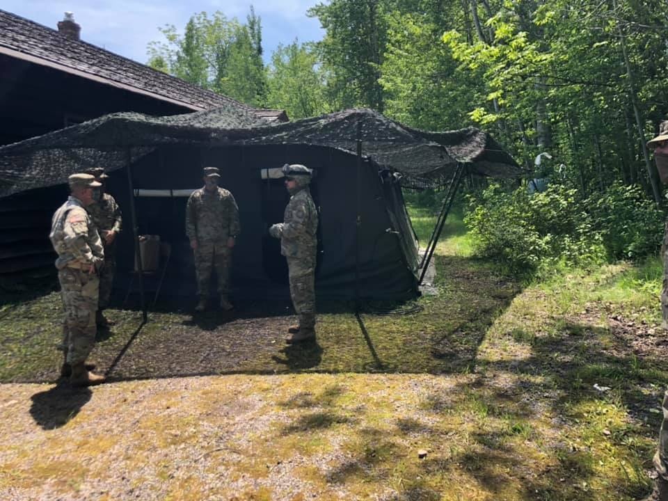 Michigan National Guard and Department of Natural Resources jointly host Distinguished Visitors Day to showcase infrastructure improvements at Porcupine Mountains Wilderness State Park in Ontonagon County