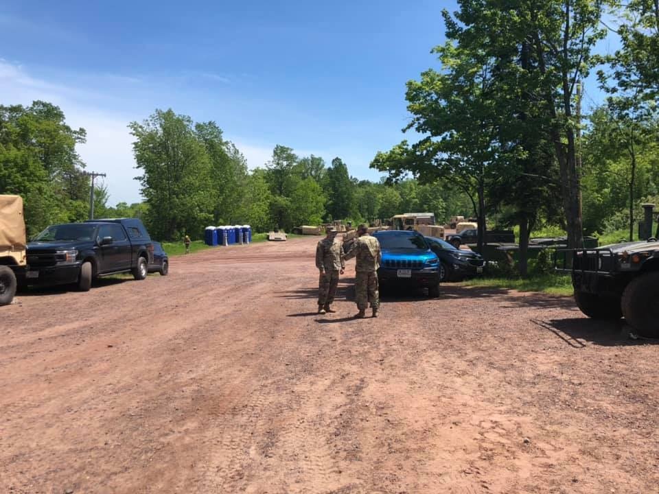 Michigan National Guard and Department of Natural Resources jointly host Distinguished Visitors Day to showcase infrastructure improvements at Porcupine Mountains Wilderness State Park in Ontonagon County